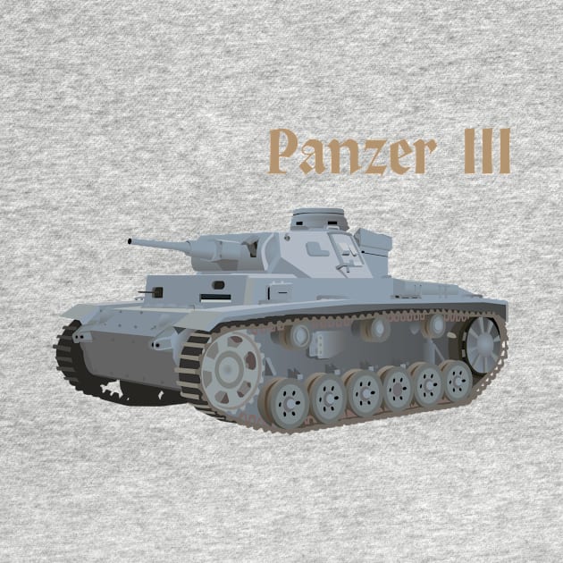 Panzer III German WW2 Battle Tank by NorseTech